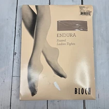Bloch Women's Endura Footed Ladies Tights Ballet Lt Tan Size A Small Dance NEW