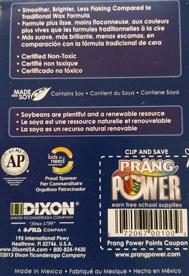 PRANG SOY 160 CRAYONS Certified Non-Toxic Lot Of (10) New In 📦 Boxes 