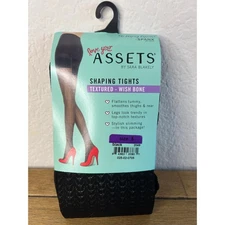 Love Your Assets by Sara Blakely SPANX Shaping Tights Textured Black NEW~ Size 5