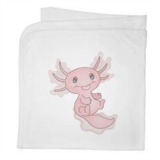 'Cute Axolotl' Cotton Baby Blanket / Shawl BY00019031 
