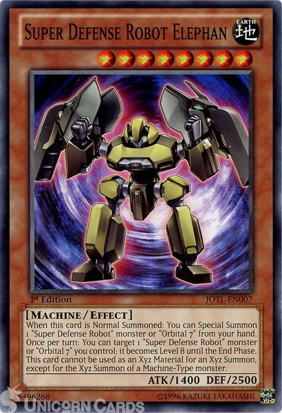 JOTL-EN007 Super Defense Robot Elephan Common 1st Edition Mint Yu-Gi-Oh! Card