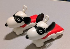 Peanuts McDonald's Happy Meal Toy 5 Snoopy As The Masked Marvel 2018 Lot Of 2