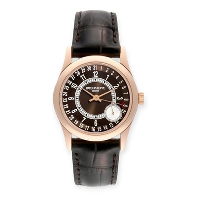 Patek Philippe Calatrava Brown Dial 18K Rose Gold- 6000R-001
