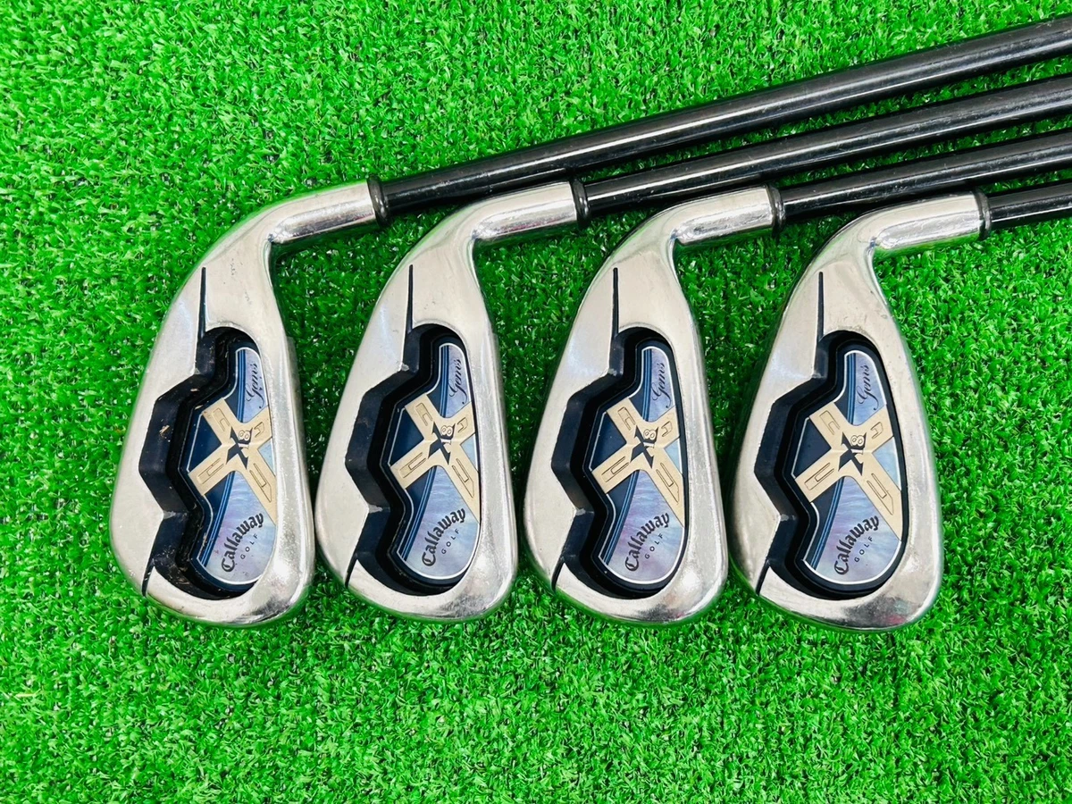 Fer 4 Callaway X-18 Droitier, Manche Graphite Flexible Régulier, Très Bon état