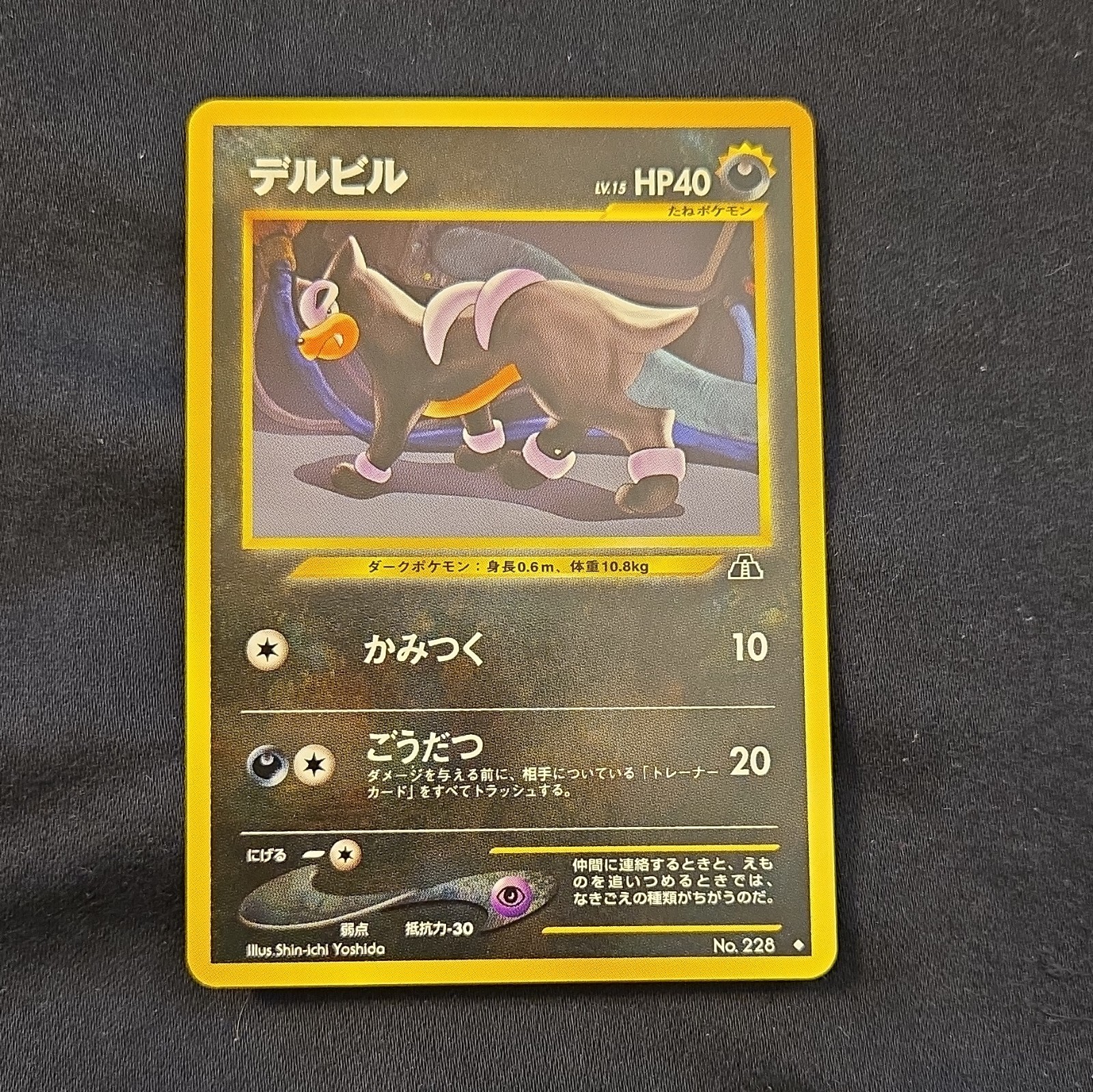 Houndour #228 Crossing the Ruins... Uncommon Regular (Japanese) HP