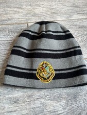 Harry Potter Beanie Knit Hat Deathly Hallows Striped Cap Winter Cosplay Costume
