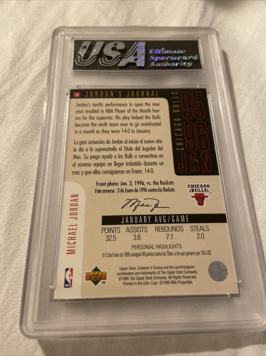 MICHAEL JORDAN 95-96 Upper Deck Jordans Journal J3 Bilingual MICHAEL JORDAN 95-96 Upper Deck Jordans Journal J3 Bilingual