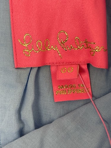Lilly Pulitzer Ryann Eyelet Shift Dress Women's size 00 - Picture 7 of 10