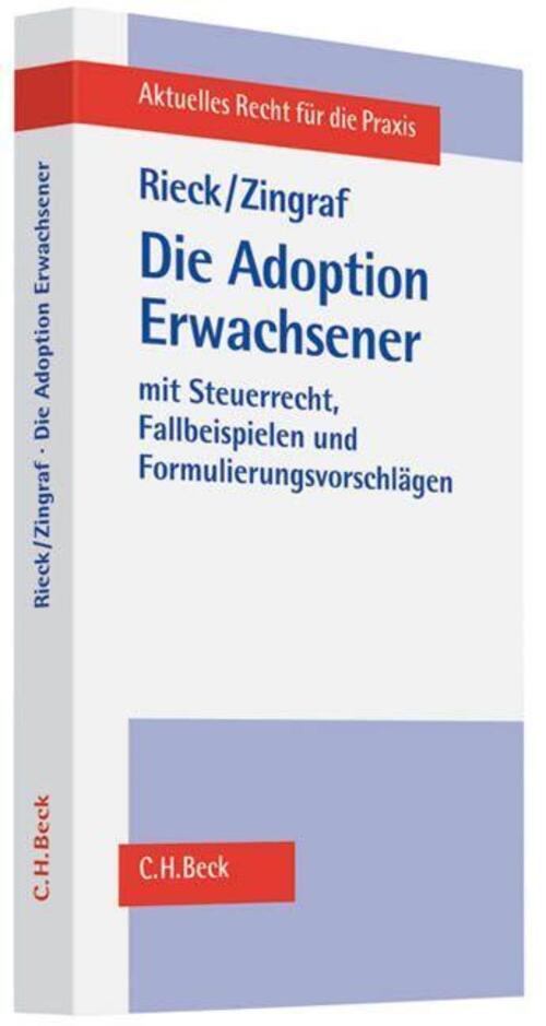 Thumbnail - Die Adoption Erwachsener | Jürgen Rieck (u. A.) | Deutsch |