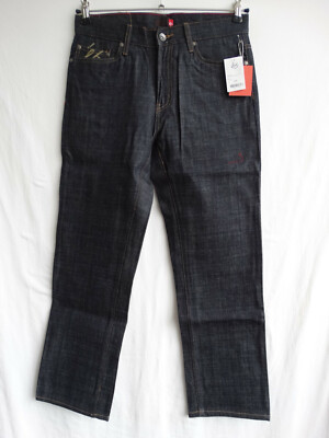 és Intern Arrival S Jeans W30 L30 NEW Slim Skateboarding Indigo Raw NOS