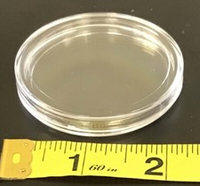Coin Safe Large Capsule 2 Inch Size 50.6mm Diameter Crystal Clear Storage