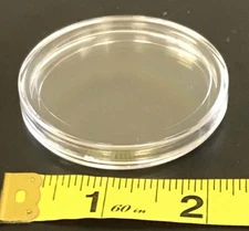 Coin Safe Large Capsule 2 Inch Size 50.6mm Diameter Crystal Clear Storage