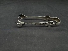 Antique Reed & Barton Sterling Silver Sugar Claw Tongs, 4 5/8", 36 grams