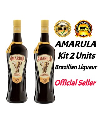 Kit 2 Units Amarula Liqueur 750ml - Marula Cream & Fruit 2x750ml Free Shipping 