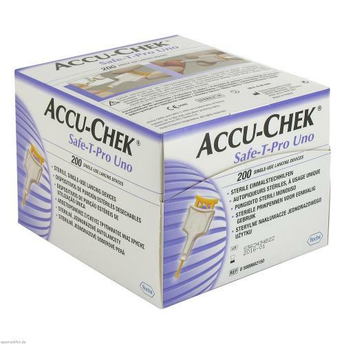 ACCU CHEK Safe T Pro Uno II Lanzetten 200 St