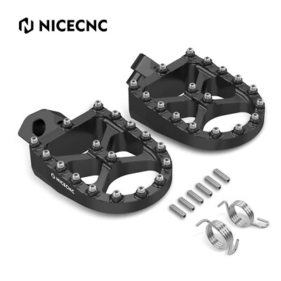  Foot Pegs Pedal Pad Wide Fat Footrest For Suzuki DR650S/SE 1996-2020 2021-2024 