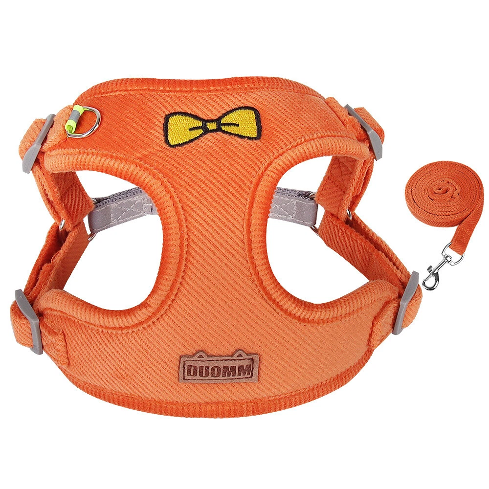 Dog Harness and Leash Set for Dogs Breathable Puppy Cats Harness Soft Warm Vest