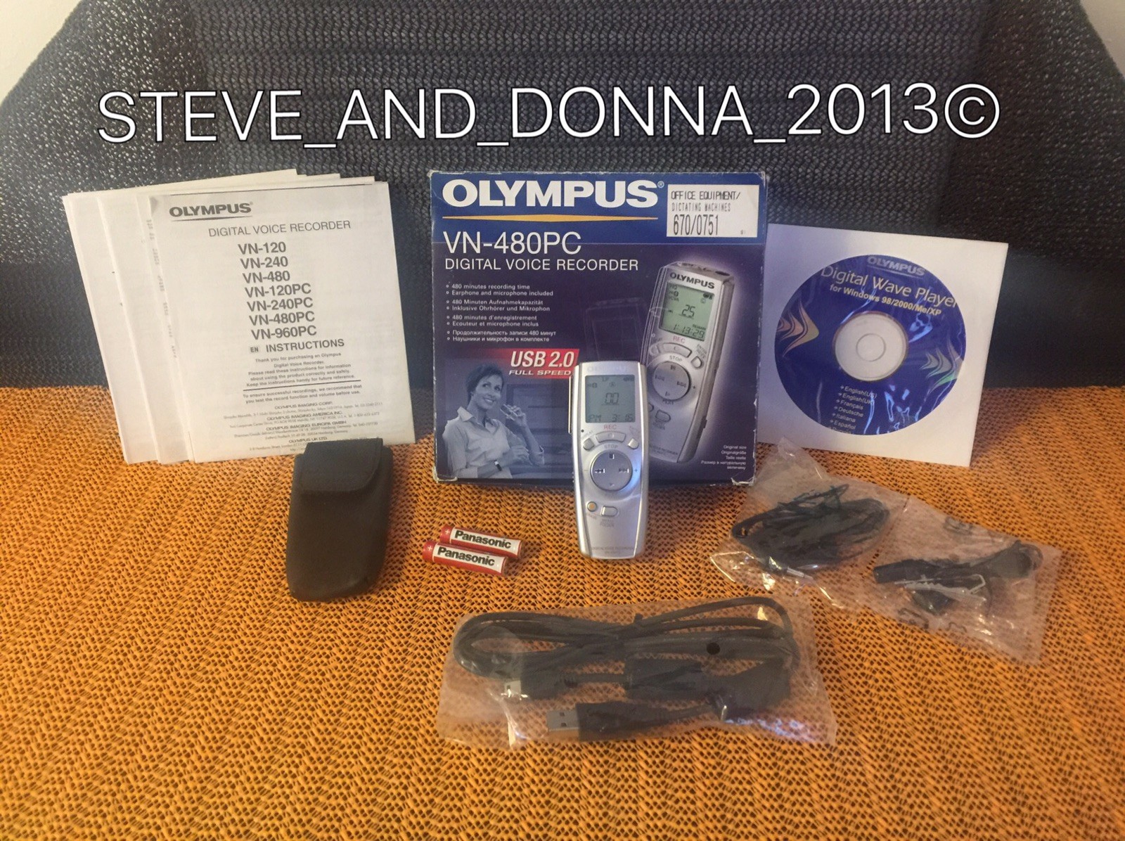 Cyberpunk Olympus dictaphone manual.