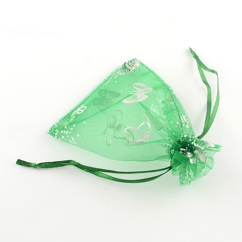 500 pcs Drawable Rectangle Random Mixed Pattern Printed Organza Gift Bags 12x9cm - Picture 4 of 4