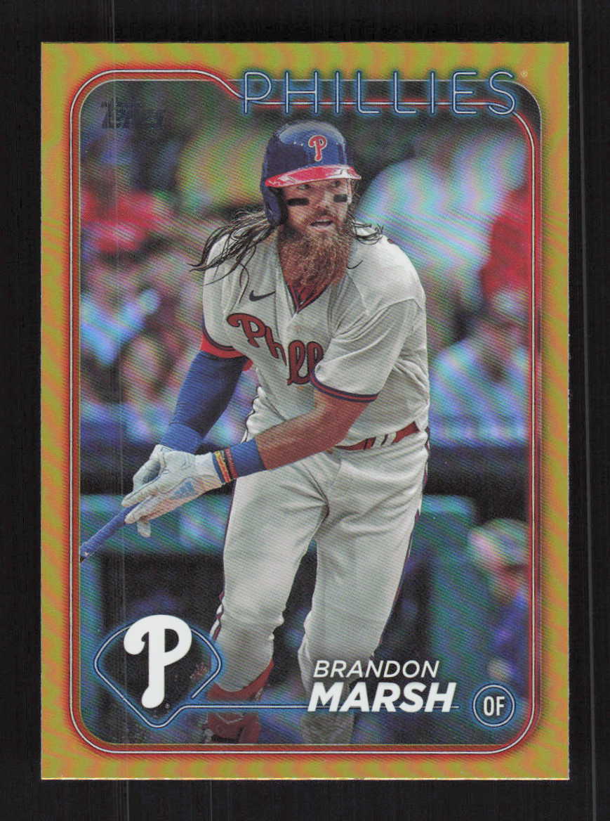 Brandon Marsh 2024 Topps Series 1 Gold Foil Philadelphia Phillies