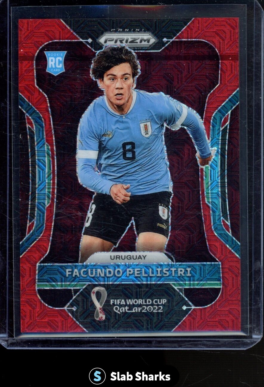 2022 PANINI PRIZM WORLD CUP #275 FACUNDO PELLISTRI RED CHOICE ROOKIE RC /99
