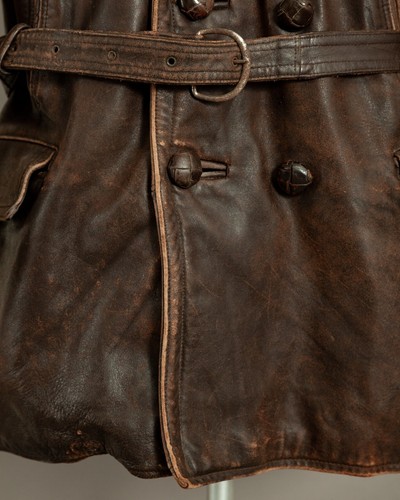 Authentic 1940s French Leather Barnstormer Jacket - Picture 12 of 24