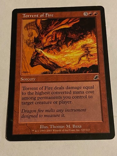 Torrent of Fire - Scourge - Magic the Gathering MTG Nice! - 第 1/3 張圖片