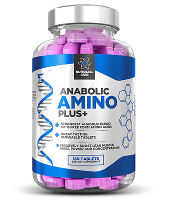 Anabolic Amino Plus Strongest Legal Essential Amino Acid Bcaa 180 Tablets 5060349001439 Ebay