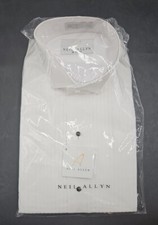 NEIL ALLYN TUXEDO MENS SHIRT SIZE MEDIUM 34/35 WHITE - NEW