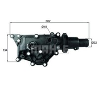Mahle Thermostat KüHlmittel Mit Dichtung 89°C FüR Renault ScéNic III Grand
