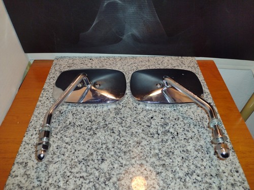 Harley Davidson Chrome Motorcycle Mirrors OEM Part #2514. Vintage HD Parts. - Picture 3 of 9