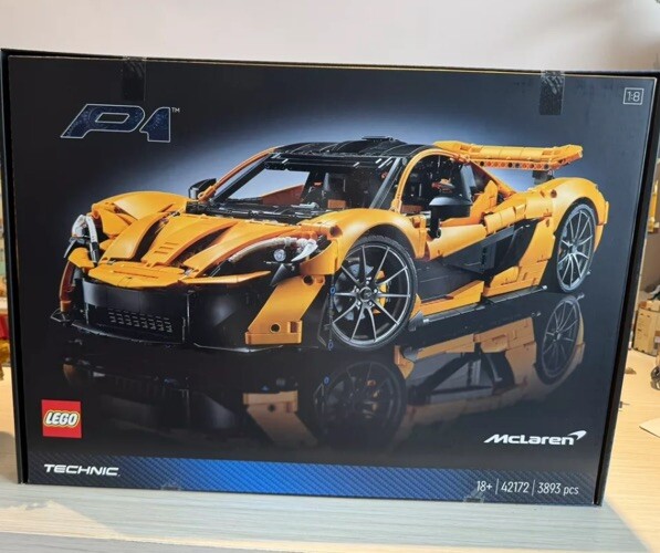 Lego 42172 Technic McLaren P1 Supercar 3893 pcs - Sealed In Box