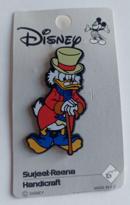 Disney Dagobert Duck Brosche Anstecker NEU (M149)