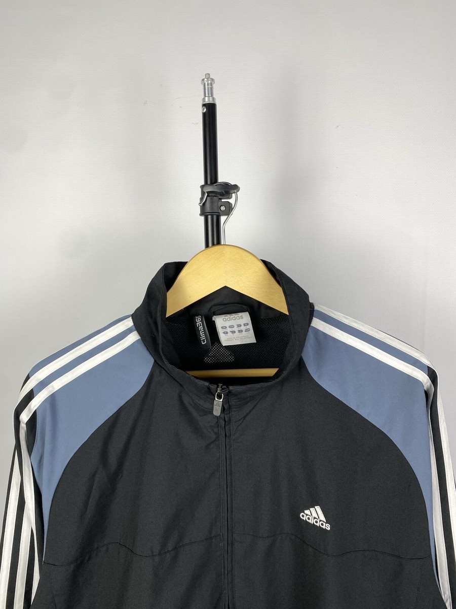 Vintage 90s Adidas Track Full Zip Y2K Drill rare Jacket Men's L