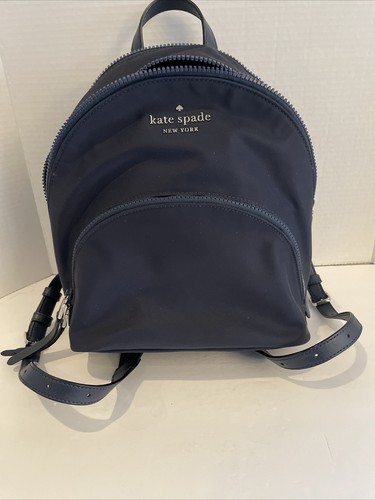 Kate Spade Navy Blue Backpack Purse 