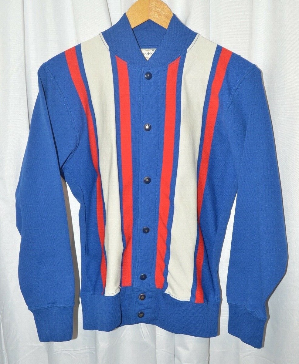 Vintage Sand Knit Medalist Industries Troopers Warm Up Jersey 