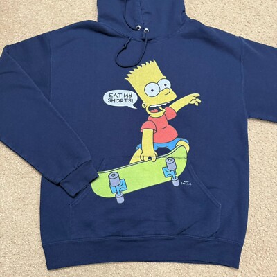 Generisch Simson Felpa Con Cappuccio Uomo Blu Navy | Felpa Cult Con Stampa Impronte Digitali, Tasca A Marsupio, Taglia L - 3