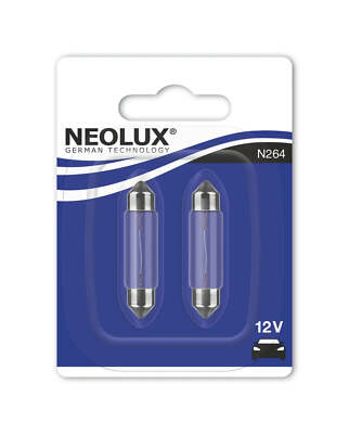 2x Stück 10W 12V SV8.5-8 Standard N264-02B 2 Stück NEOLUX Autolampe Glühbirne.