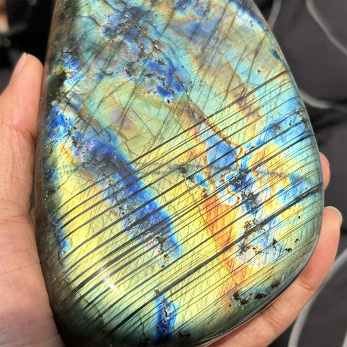 2.37LB AA+Natural Labradorite Quartz Crystals Spectrolite Mineral Specimen Reiki - Picture 11 of 18