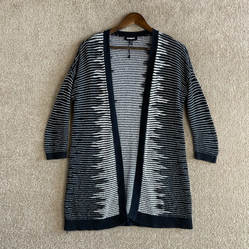 Express Cardigan Womens Size XS Black 