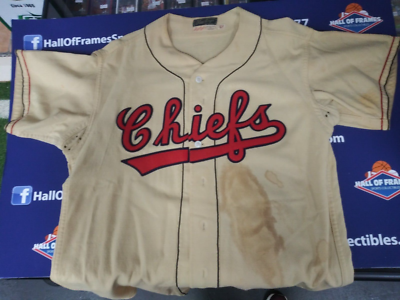 1950's SYRACUSE CHIEFS GAME WORN VINTAGE BASEBALL JERSEY #14 | eBay