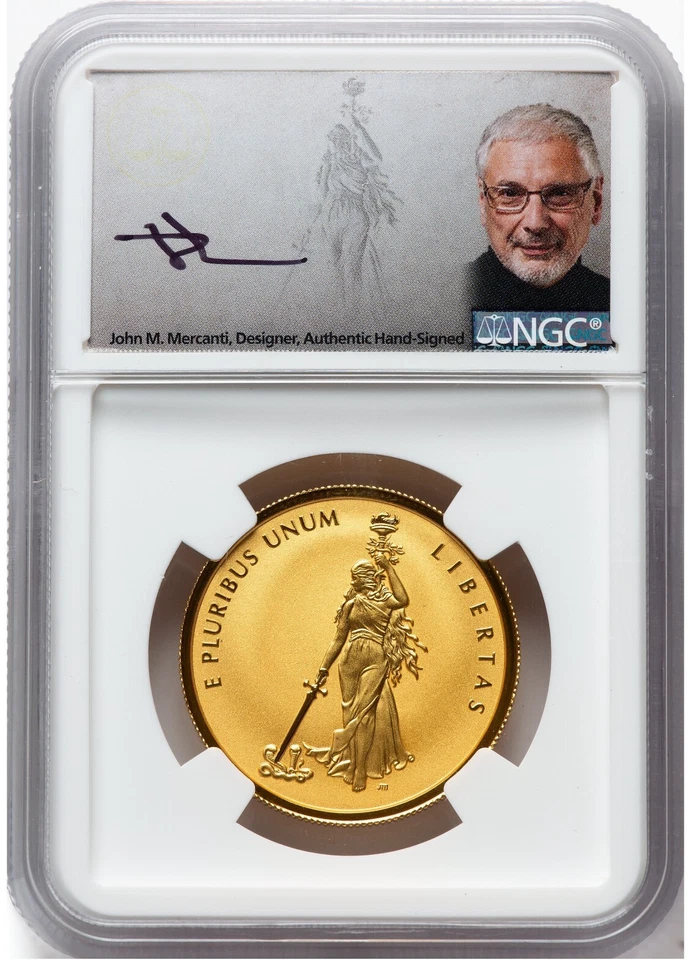 2019 Canada Gold 1oz & 2023 Silver 5oz Peace & Liberty NGC PF70 FDI Set Low Pop - Image 3 of 4