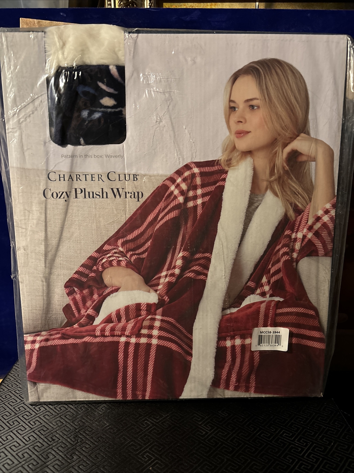 Charter Club Cozy Plush Wrap 50" x 70" Throw Blanket Waverly New eBay