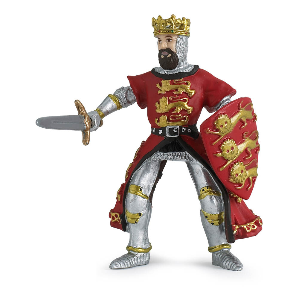 PAPO Fantasy World Red King Richard Toy Figure, Silver/Red (39338)