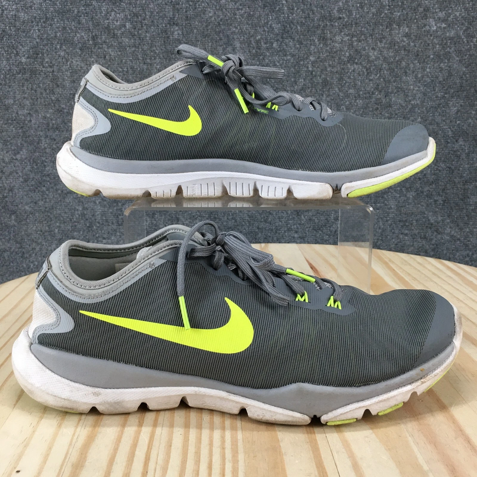 Chaussures Nike femme 11 Flex Supreme TR 4 baskets de course 819026 003 gris à lacets