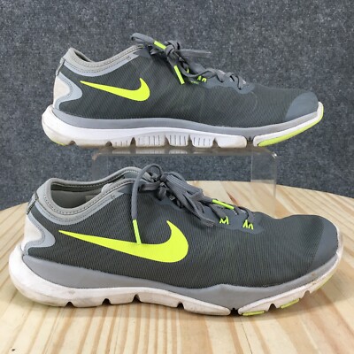 Nike Shoes Womens 11 Flex Supreme TR 4 Running Sneakers 819026-003 Gray Lace Up
