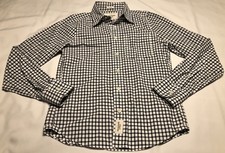 Abercrombie  Fitch Muscle Long Sleeve Button Down Plaid Shirt Men's Size Small