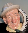 Vtg Jimmy Durante 1983 Royal Doulton Large Character Toby Jug Mug D6708 Piano