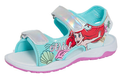 Girls Disney Little Mermaid Lightweight Sports Sandals Kids Ariel Summer  Shoes UK