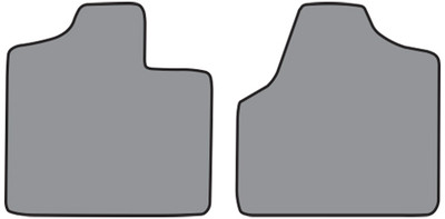 2001-2007 Dodge Grand Caravan Cutpile Carpet Logo Floor Mat Front Row 2pc